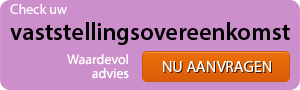 Check uw vaststellingsovereenkomst